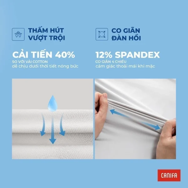 Áo khoác chống nắng nam CANIFA dài tay có mũ kéo khoá bản cải tiến - Hình ảnh 6