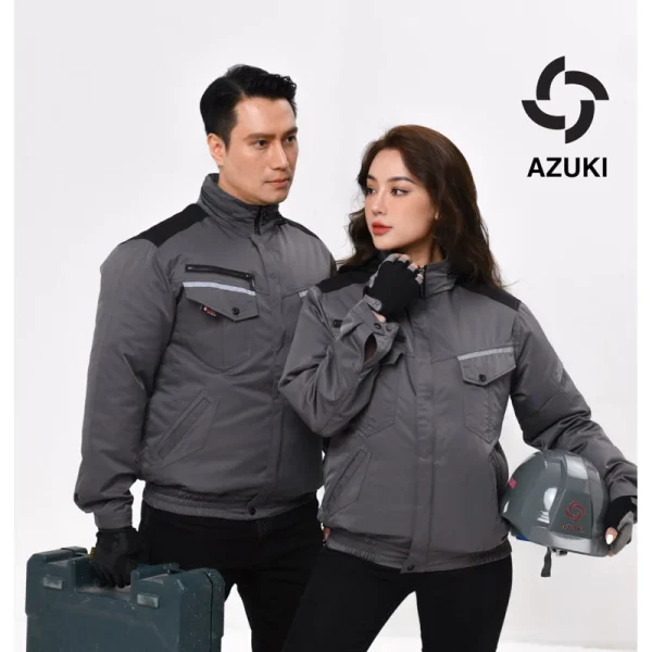 [CLICK LÀ MUA] Áo Điều Hòa AZUKI ULTRA S8 Bán Chạy Nhất 2025 Pin Siêu Nhẹ ,Quạt 18V Chống Nước Siêu Mạnh [ BH 12 Tháng ] - Hình ảnh 2