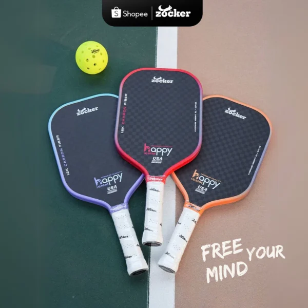 Vợt Pickleball Zocker Happy HP03 Premium Quality Màu Mới - Hình ảnh 3