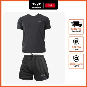 Bộ Quần Áo Thể Thao Nam Wolf Active Multi, Chất Vải Mềm Mịn, Mát Mẻ, Co Giãn 4 Chiều